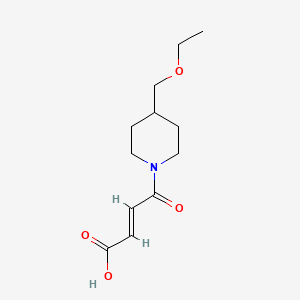 molecular formula C12H19NO4 B1491808 (E)-4-(4-(ethoxymethyl)piperidin-1-yl)-4-oxobut-2-enoic acid CAS No. 2098154-28-8