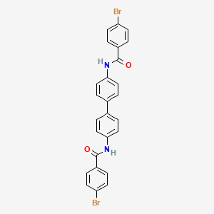 molecular formula C26H18Br2N2O2 B14918230 N,N'-4,4'-biphenyldiylbis(4-bromobenzamide) 