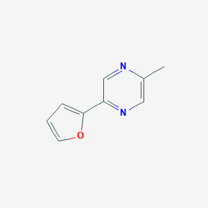 molecular formula C9H8N2O B149184 2-(2'-Furyl)-5-methylpyrazine CAS No. 27610-38-4