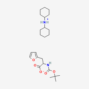 molecular formula C24H40N2O5 B14918404 Boc-beta-(2-furyl)-L-alanine dicyclohexylammonium salt 