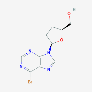molecular formula C10H11BrN4O2 B149185 [(2S,5R)-5-(6-bromopurin-9-yl)oxolan-2-yl]methanol CAS No. 132194-25-3