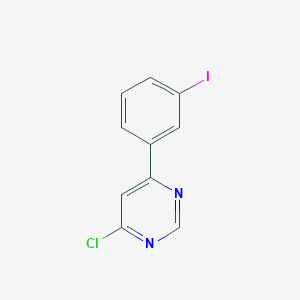 molecular formula C10H6ClIN2 B1491879 4-Chloro-6-(3-iodophenyl)pyrimidine CAS No. 2091217-57-9