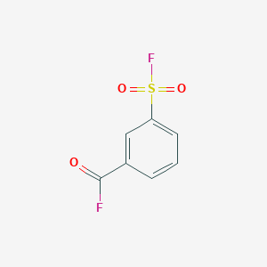 molecular formula C7H4F2O3S B149190 3-(Fluorosulfonyl)benzoyl fluoride CAS No. 130306-65-9