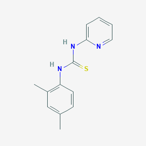 molecular formula C14H15N3S B14919434 1-(2,4-Dimethylphenyl)-3-pyridin-2-ylthiourea CAS No. 69437-69-0