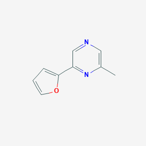 molecular formula C9H8N2O B149198 2-(2'-Furyl)-6-methylpyrazine CAS No. 32737-03-4