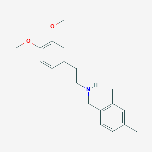 molecular formula C19H25NO2 B14919829 2-(3,4-dimethoxyphenyl)-N-(2,4-dimethylbenzyl)ethanamine CAS No. 356092-22-3
