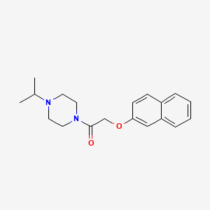 molecular formula C19H24N2O2 B14920109 2-(Naphthalen-2-yloxy)-1-[4-(propan-2-yl)piperazin-1-yl]ethanone 