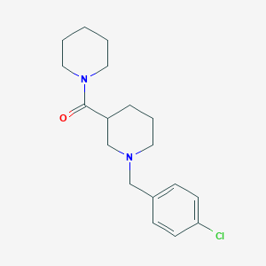 molecular formula C18H25ClN2O B14920250 [1-(4-Chlorobenzyl)piperidin-3-yl](piperidin-1-yl)methanone 