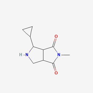 4-cyclopropyl-2-methyltetrahydropyrrolo[3,4-c]pyrrole-1,3(2H,3aH)-dione