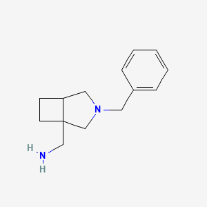 (3-Benzyl-3-azabicyclo[3.2.0]heptan-1-yl)methanamine