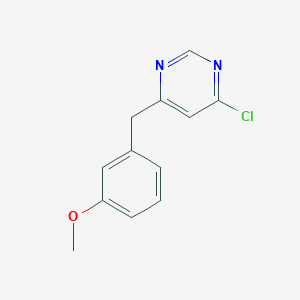 4-Chloro-6-(3-methoxybenzyl)pyrimidine