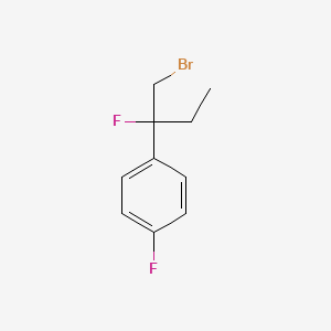 1-(1-Bromo-2-fluorobutan-2-yl)-4-fluorobenzene