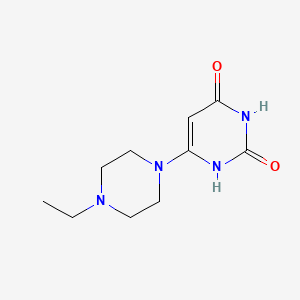 6-(4-ethylpiperazin-1-yl)pyrimidine-2,4(1H,3H)-dione