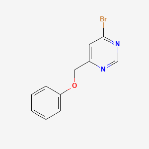 molecular formula C11H9BrN2O B1492096 4-Bromo-6-(phenoxymethyl)pyrimidine CAS No. 2090612-57-8