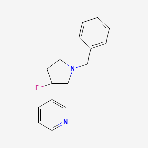 3-(1-Benzyl-3-fluoropyrrolidin-3-yl)pyridine