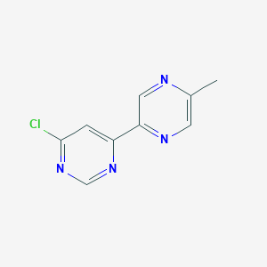 4-Chloro-6-(5-methylpyrazin-2-yl)pyrimidine