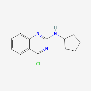4-chloro-N-cyclopentylquinazolin-2-amine
