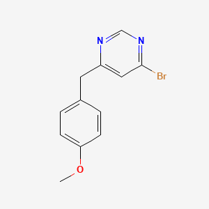 4-Bromo-6-(4-methoxybenzyl)pyrimidine