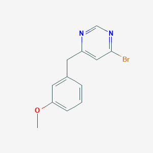 4-Bromo-6-(3-methoxybenzyl)pyrimidine