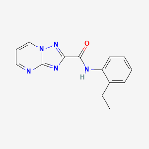 molecular formula C14H13N5O B14921107 N-(2-ethylphenyl)[1,2,4]triazolo[1,5-a]pyrimidine-2-carboxamide 