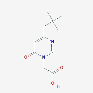 2-(4-neopentyl-6-oxopyrimidin-1(6H)-yl)acetic acid