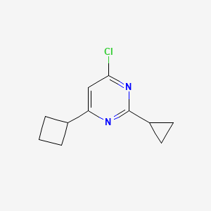 4-Chloro-6-cyclobutyl-2-cyclopropylpyrimidine