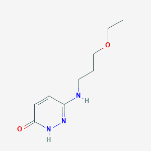 6-((3-Ethoxypropyl)amino)pyridazin-3-ol