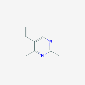 molecular formula C8H10N2 B149212 2,4-Dimethyl-5-vinylpyrimidine CAS No. 127588-31-2