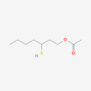 molecular formula C9H18O2S B149213 3-Mercaptoheptyl acetate CAS No. 548774-80-7