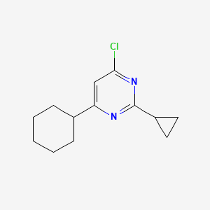 4-Chloro-6-cyclohexyl-2-cyclopropylpyrimidine