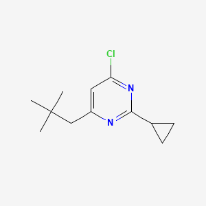 4-Chloro-2-cyclopropyl-6-neopentylpyrimidine