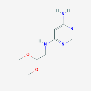 N4-(2,2-dimethoxyethyl)pyrimidine-4,6-diamine