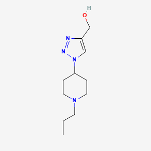 molecular formula C11H20N4O B1492143 (1-(1-propylpiperidin-4-yl)-1H-1,2,3-triazol-4-yl)methanol CAS No. 2098075-95-5
