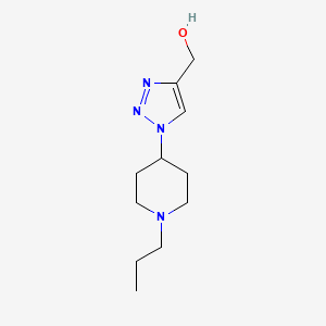 (1-(1-propylpiperidin-4-yl)-1H-1,2,3-triazol-4-yl)methanol