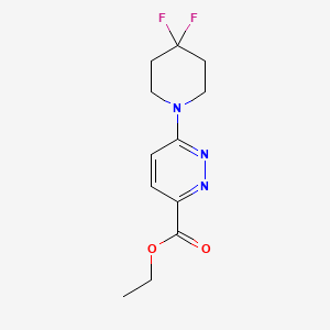 Ethyl 6-(4,4-difluoropiperidin-1-yl)pyridazine-3-carboxylate