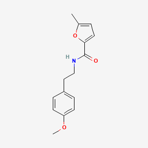 molecular formula C15H17NO3 B14921468 N-[2-(4-methoxyphenyl)ethyl]-5-methylfuran-2-carboxamide 