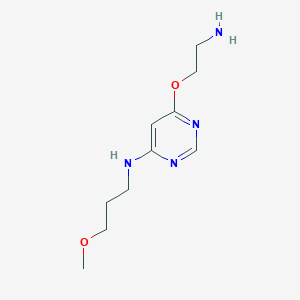 6-(2-aminoethoxy)-N-(3-methoxypropyl)pyrimidin-4-amine