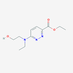 Ethyl 6-(ethyl(2-hydroxyethyl)amino)pyridazine-3-carboxylate