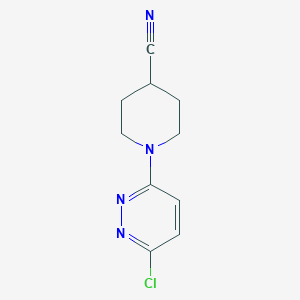 1-(6-Chloropyridazin-3-yl)piperidine-4-carbonitrile
