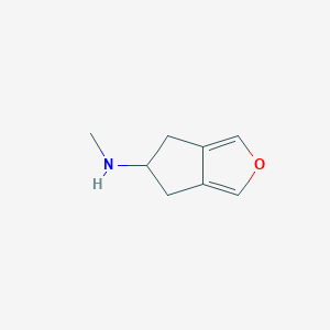 N-methyl-5,6-dihydro-4H-cyclopenta[c]furan-5-amine