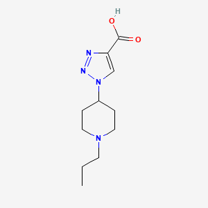 molecular formula C11H18N4O2 B1492162 1-(1-propylpiperidin-4-yl)-1H-1,2,3-triazole-4-carboxylic acid CAS No. 2097964-58-2