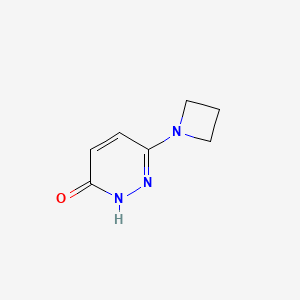 molecular formula C7H9N3O B1492170 6-(Azetidin-1-yl)pyridazin-3-ol CAS No. 2092067-22-4