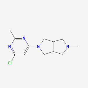 2-(6-Chloro-2-methylpyrimidin-4-yl)-5-methyloctahydropyrrolo[3,4-c]pyrrole