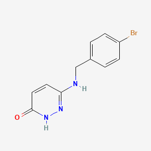 6-((4-Bromobenzyl)amino)pyridazin-3-ol