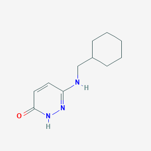 molecular formula C11H17N3O B1492178 6-((Cyclohexylmethyl)amino)pyridazin-3-ol CAS No. 1933633-05-6