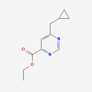 Ethyl 6-(cyclopropylmethyl)pyrimidine-4-carboxylate