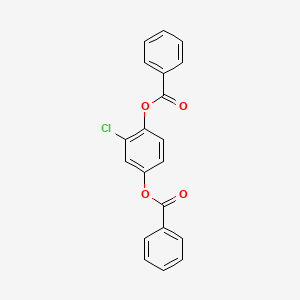 molecular formula C20H13ClO4 B14922074 4-(Benzoyloxy)-3-chlorophenyl benzoate 