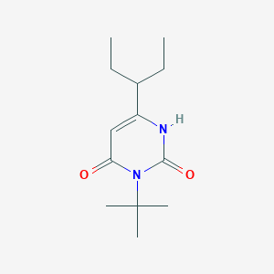 3-Tert-butyl-6-(pentan-3-yl)-1,2,3,4-tetrahydropyrimidine-2,4-dione