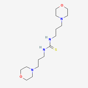 molecular formula C15H30N4O2S B14922253 1,3-Bis(3-morpholin-4-ylpropyl)thiourea CAS No. 6941-97-5