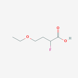 molecular formula C6H11FO3 B1492226 4-Ethoxy-2-fluorobutanoic acid CAS No. 2097978-78-2